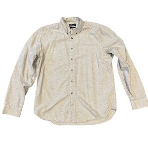 Gap XL Slim Fit Grey Modern Oxford